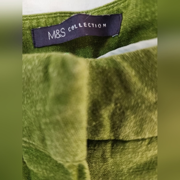 CROPPED LINEN PANTS - Picture 3 of 3